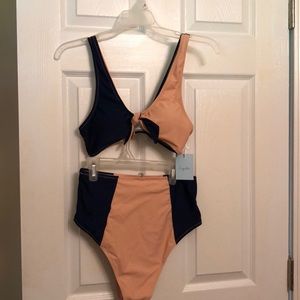 NWT High-Waisted Cupshe 2-piece☀️